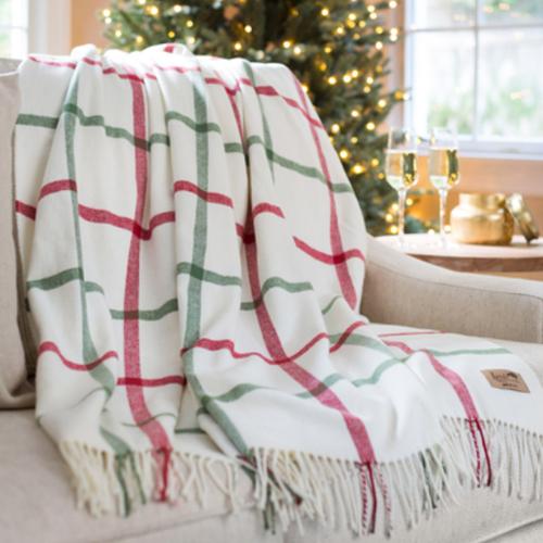 Christmas Plaid Throw Blanket – The Monogrammed Home